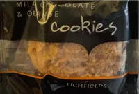 Milk Chocolate and Orange Cookies