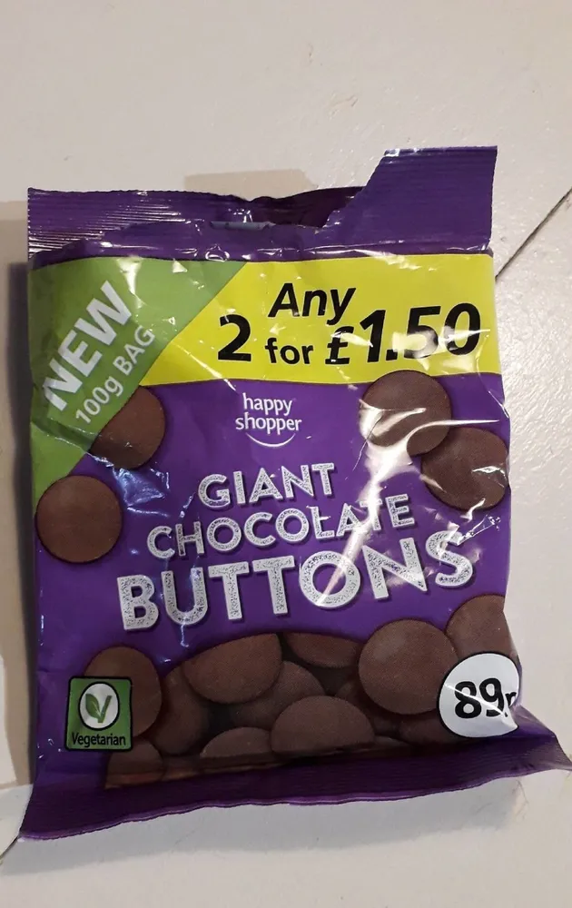 Giant chocolate buttons