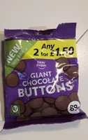 Giant chocolate buttons
