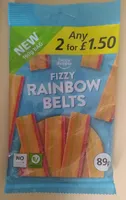 Fizzy Rainbow Belts
