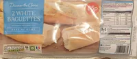 2 white baguettes