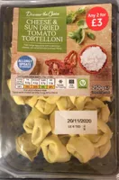 Cheese sun dried tomato tortelloni