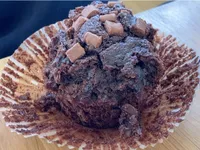 Belgian milk chocolate muffin