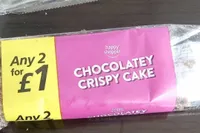 Chocolate crispy cake