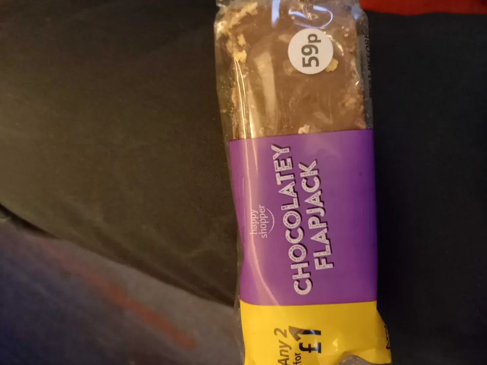 Chocolatey flapjack