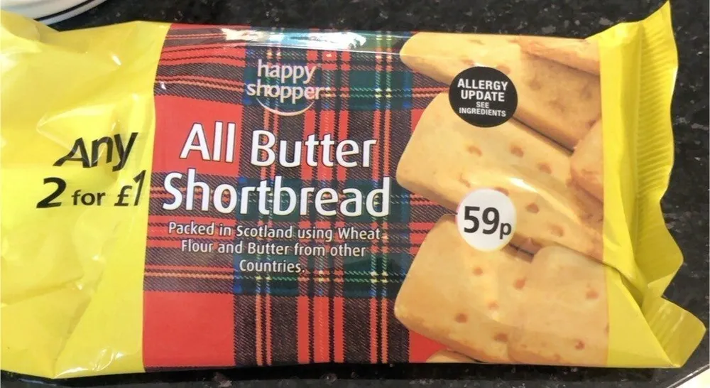 All butter shortbread