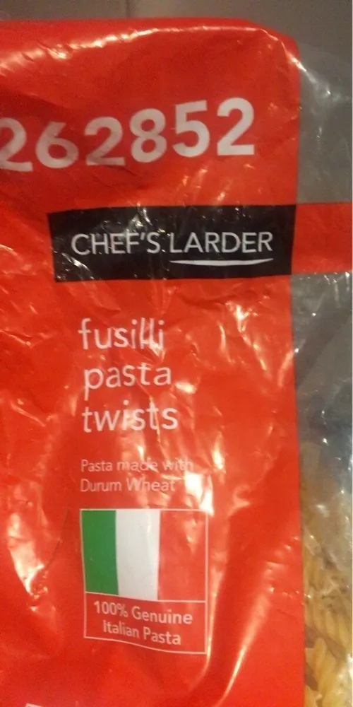 Fusilli pasta twisits