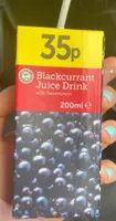 Blackcurrant juice drink