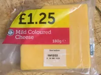 Mild coloured cheese