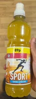 Orange sport isotonic hydration
