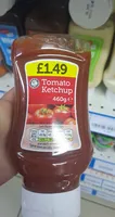 £1.49 Tomato Ketchup 460g e Each 10g serving conta