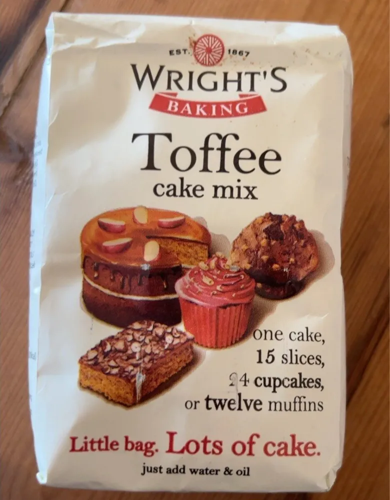 Wright's Baking Toffee Cake Mix
