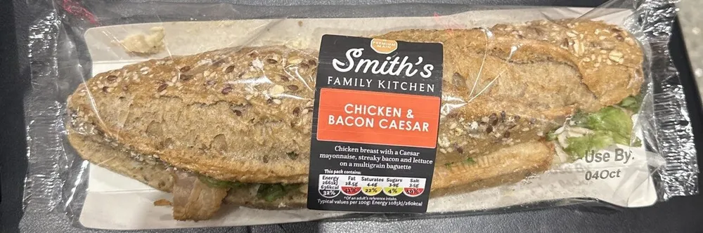 Chicken Bacon Ceaser Sandwich