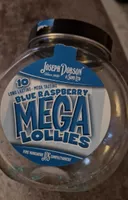 Joseph Dobson blue rqsberry mega lollies