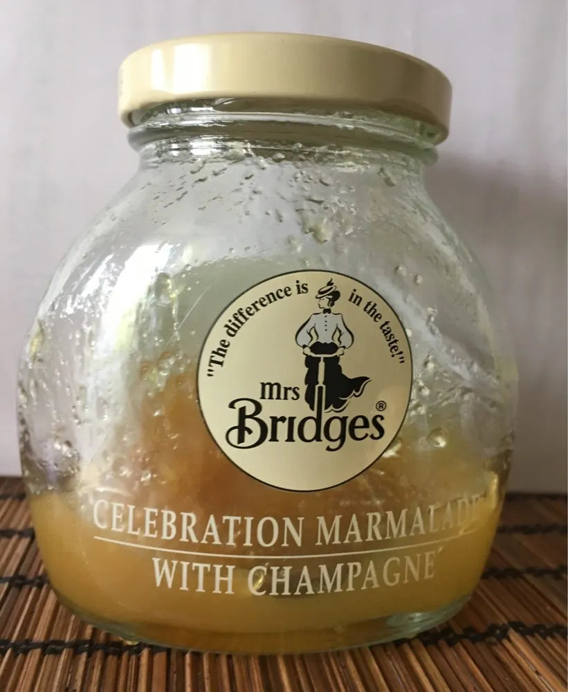 Mrs Bridges - Celebration Marmalade with Champagne, 12oz (340g) Jar
