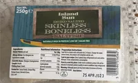 Skinless boneless saltfish