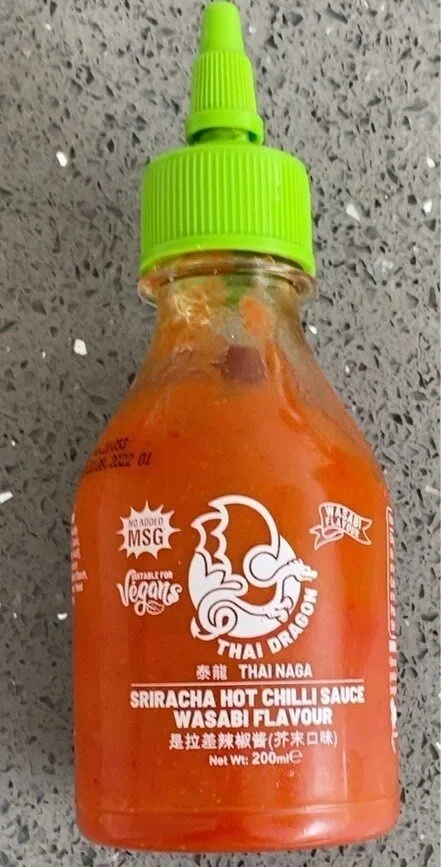 Sriracha Hot Chilli Sauce Wasabi Flavour