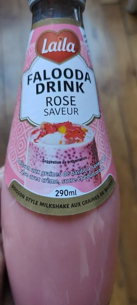 Falooda drink Rose saveur