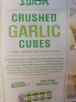 Crushed garlic cubes