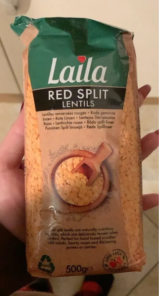 Red split lentils