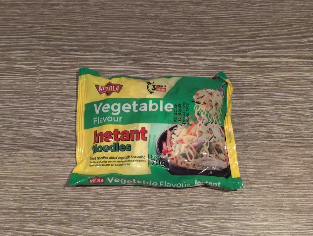 Vegetable Flavour Instant Noodles