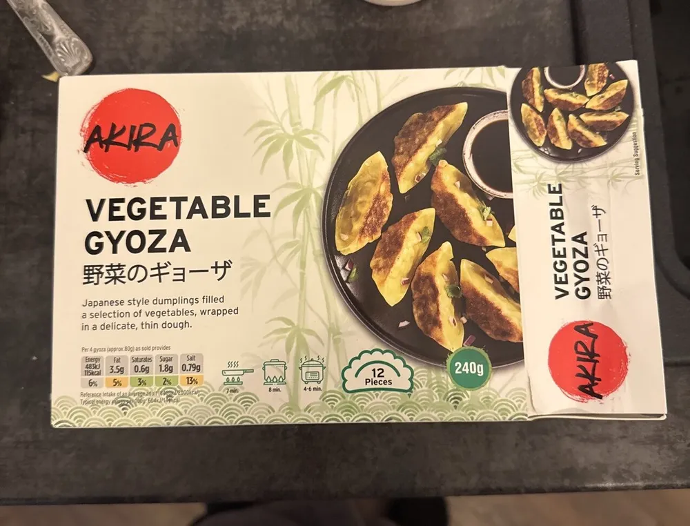Akira vegetable gyoza