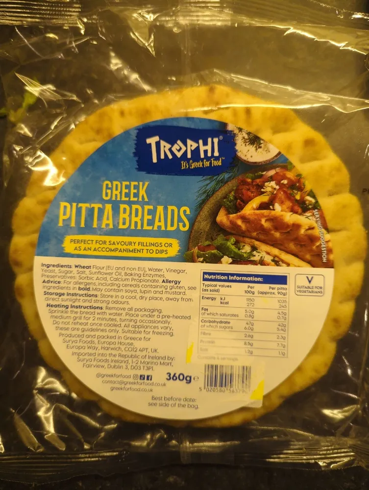 Greek Pitta Breads