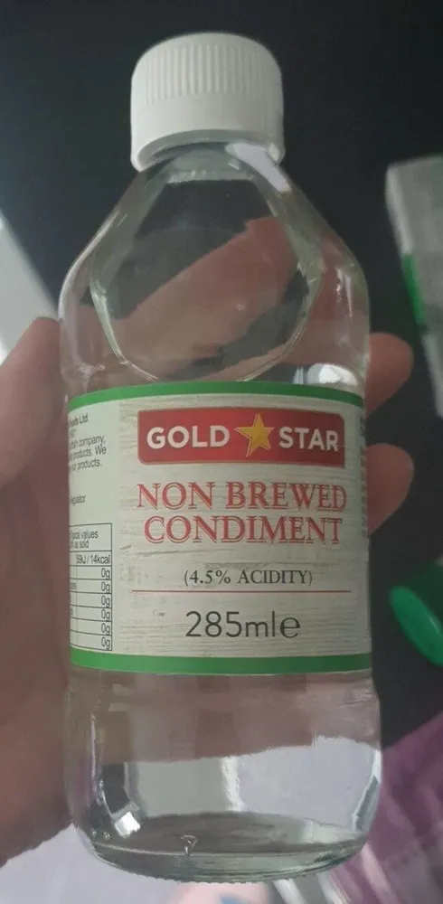 Non brewed white vinegar