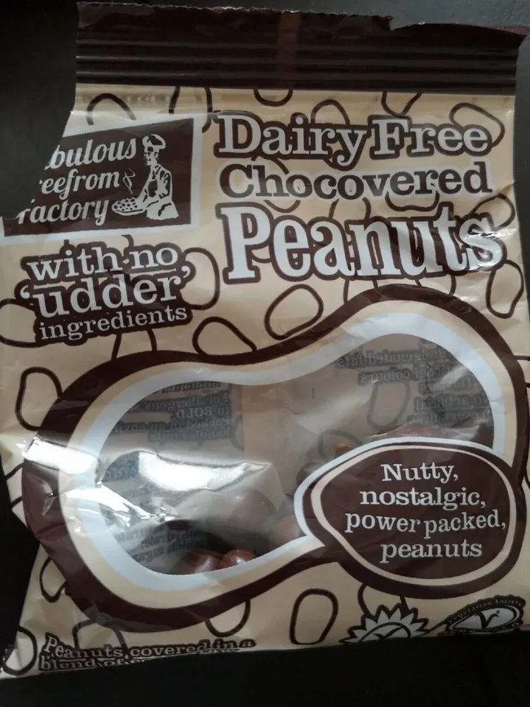Dairy free covered peanuts