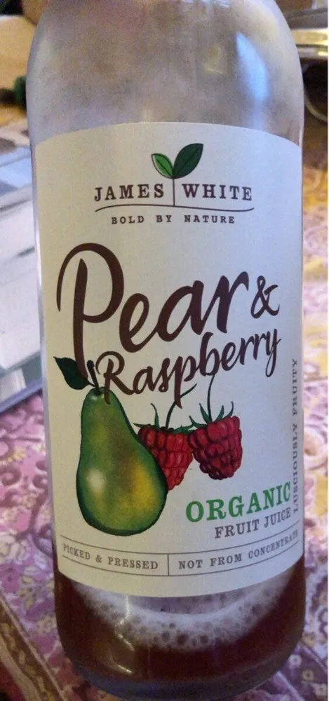 Organic Pear and Rasperry Juice