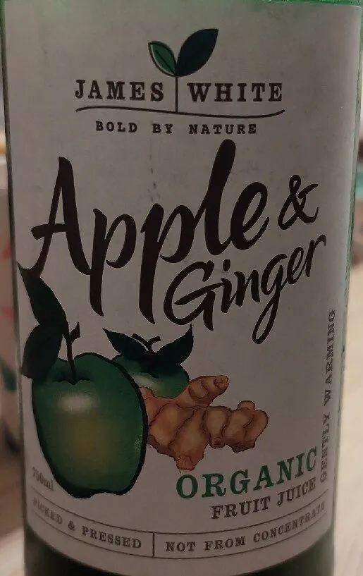 Apple & Ginger organic fruit juice