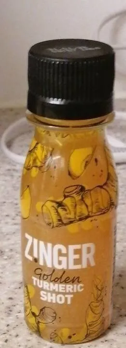 Zinger golden tumeric shot