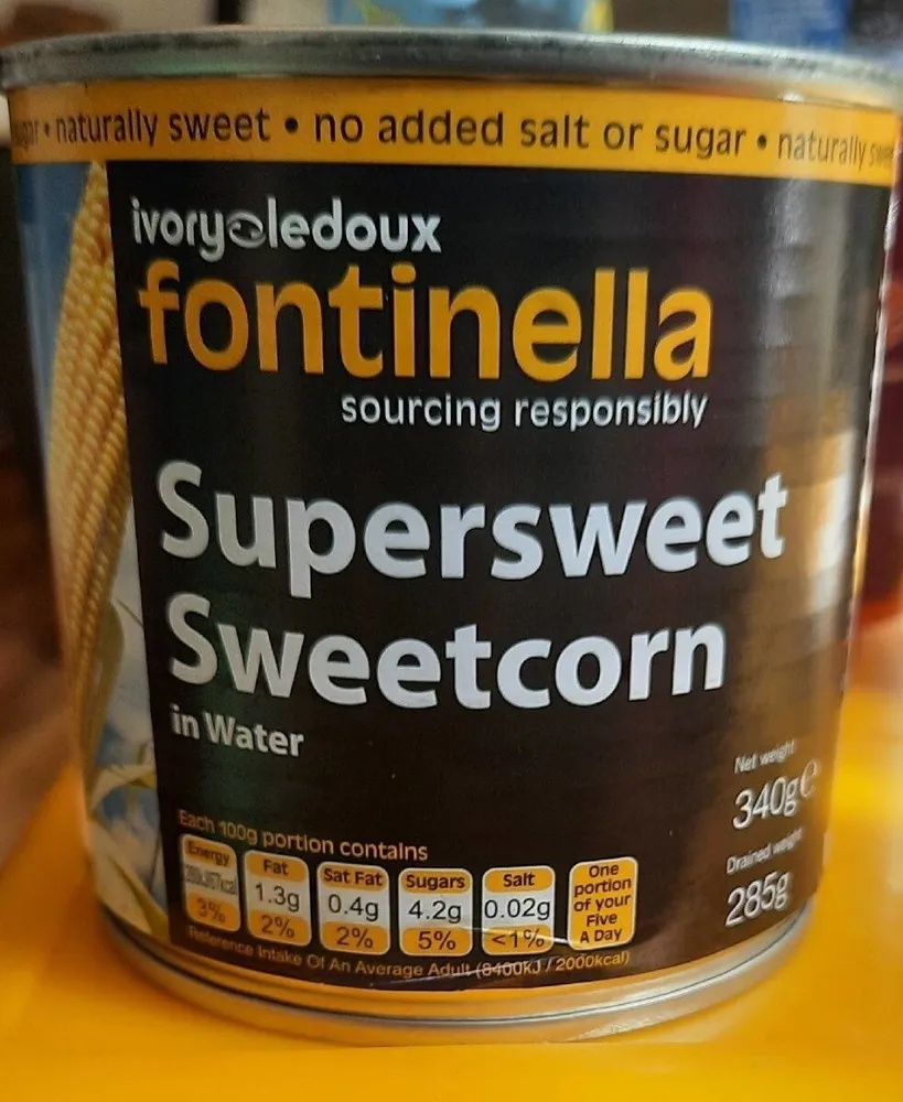 Supersweet  sweetcorn