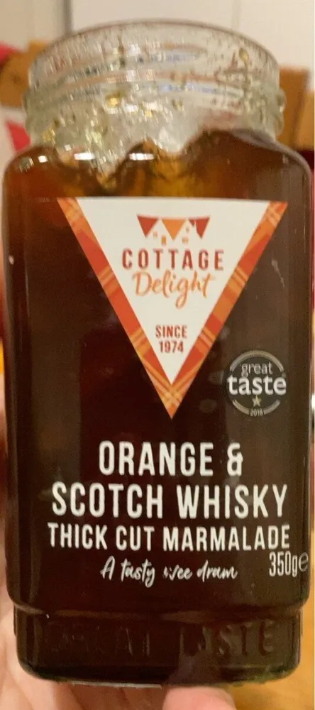 Orange & dcotch whisky thick cut marmelade