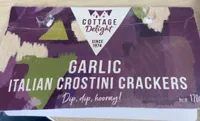 Garlic italian crostini crackers