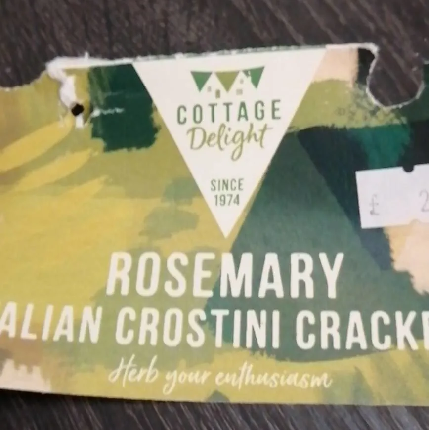 Rosemary Italian Crostini Crackers
