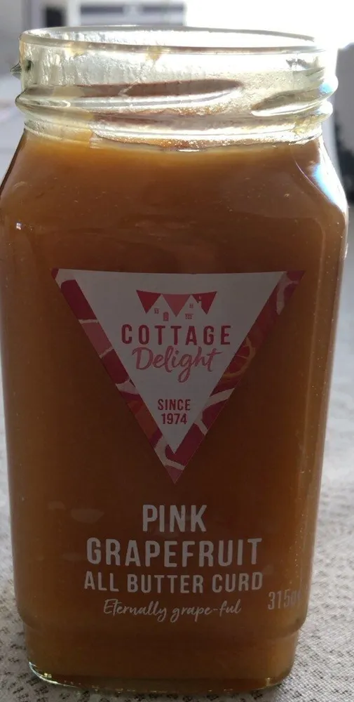 Pink grapefruit all butter curd