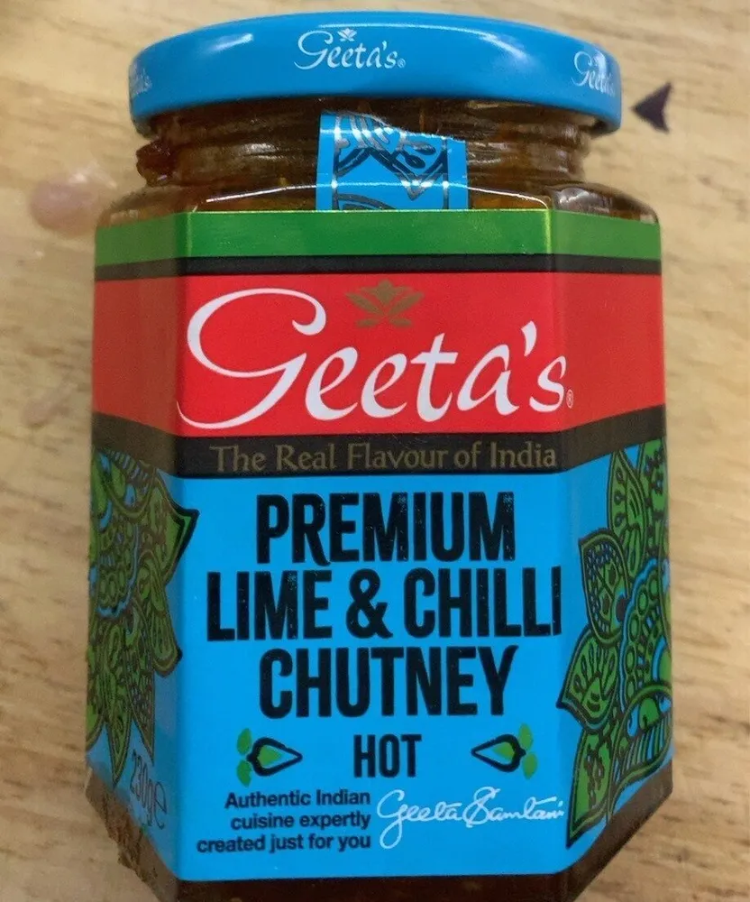 Premium lime & chilli chutney