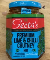 Premium lime & chilli chutney
