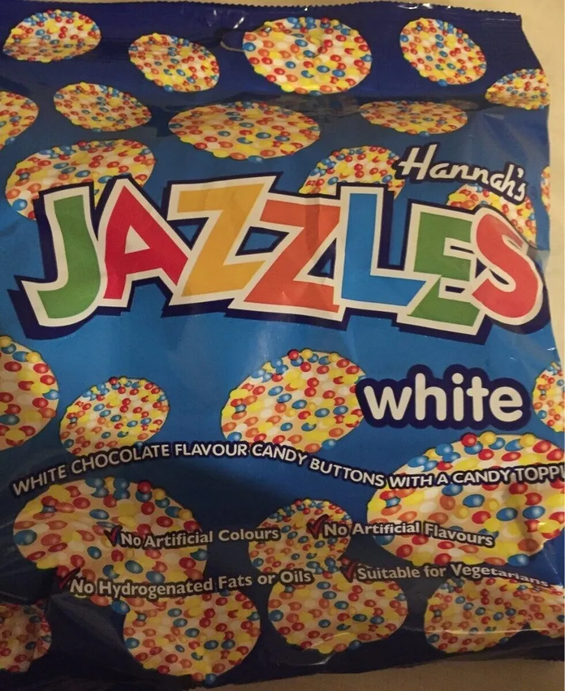 G Recycle Hannah's JAZZLES WHITE CHOCOLATE FLAVOUR