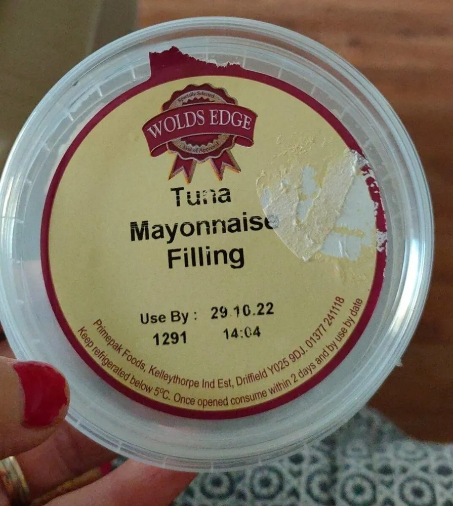 Tuna mayonnaise filling