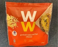 Grated reduced fat cheese