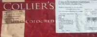 Coloured cheddar
