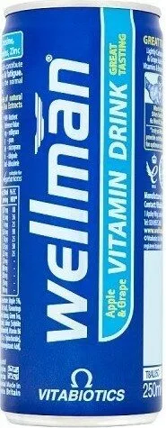 Vitabiotics Wellman Apple & Grape Vitamin Drink