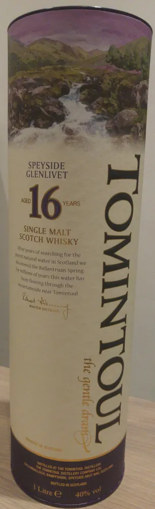 Tomintoul 16yrs whisky