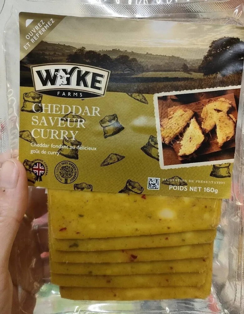 Cheddar saveur curry