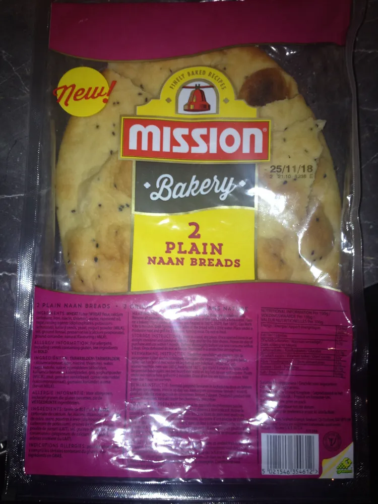 Plain Naan Bread