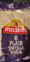 Plain Tortilla Wraps
