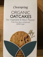 Biscuits D'avoine Biologique - Légumes De Mer Et Poivre Noir