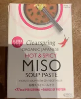 Miso soup paste hot & spicy